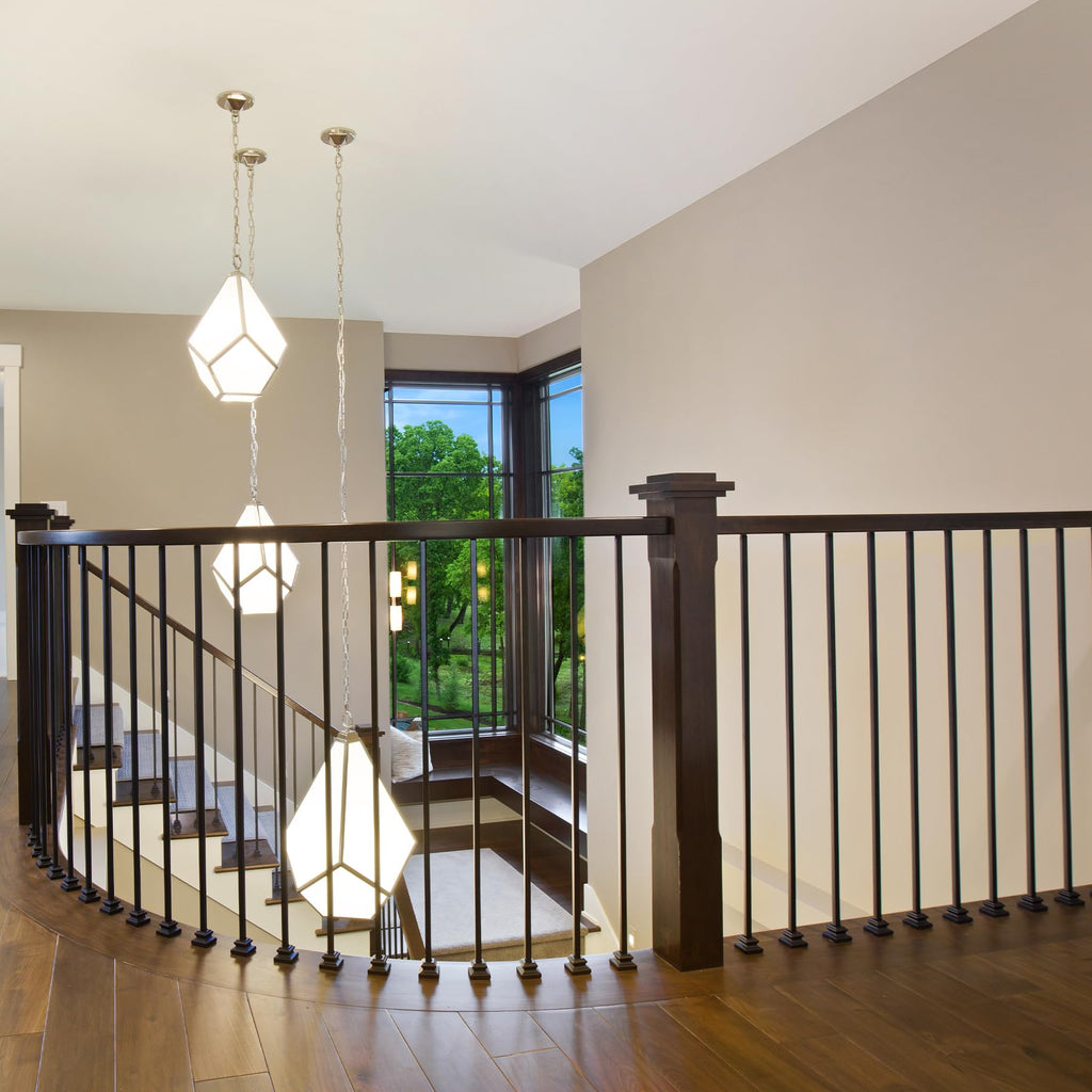 30Pcs Iron Balusters 44''x1/2" Square Hollow Metal Stair Spindles