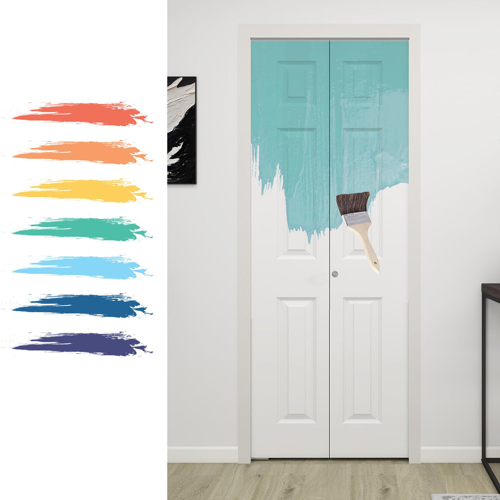30 in.x 80 in. Bifold Door, 6 Panel Primed Bifold Closet Door
