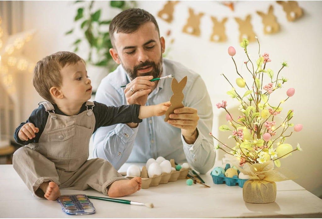 18Inch Easter Egg Tree Decorations Tabletop Spring Indoor Decor