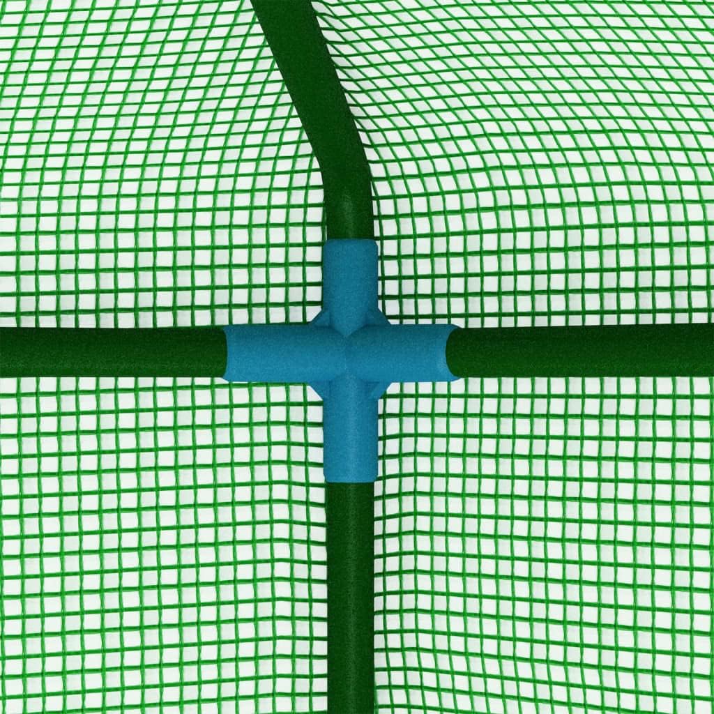 Portable Greenhouse for Outdoor Gardening, Large Walk-in Plant Growing Tent with Powder-Coated Steel Frame, 56.3 x