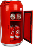 8 Can Portable Mini Fridge, 5.4L (5.7 qt) Compact Personal Travel Fridge for Snacks Lunch Drinks Cosmetics, Includes