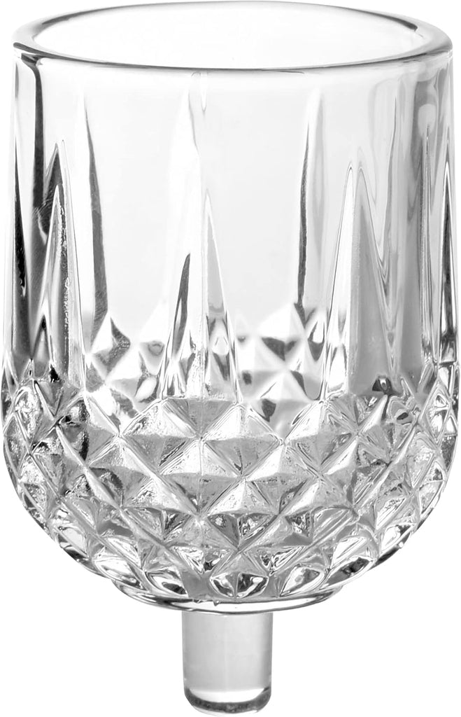 Hanukkah Oil Cups - Crystal Elegant Holders for Chanukah Oil or Shabbos Oil Candles - Durable Quality, Long-Lasting