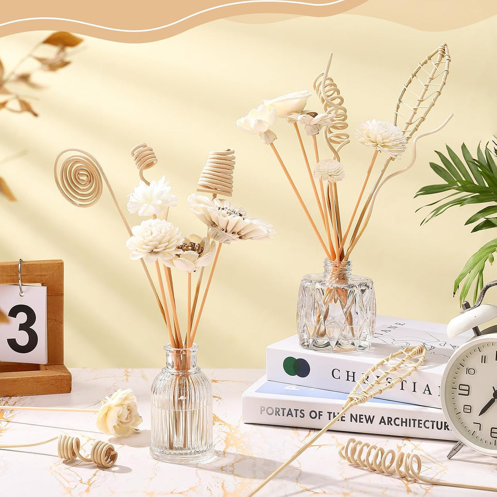 Reed Diffuser Sticks, Natural Rattan Flower Replacement - Set of 200