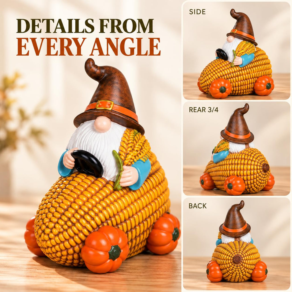 Fall Figurine, Thanksgiving Harvest Table Decor