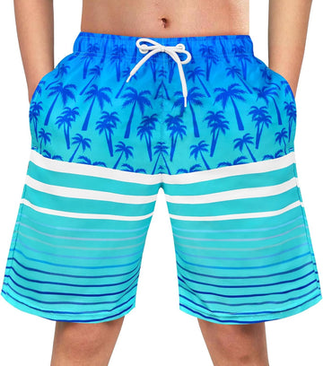 Boys Swim Trunks Bathing Suit Boys Swimsuit Swim Shorts Swimwear Quick Dry Swim Trunks Kids Beach Board Shorts