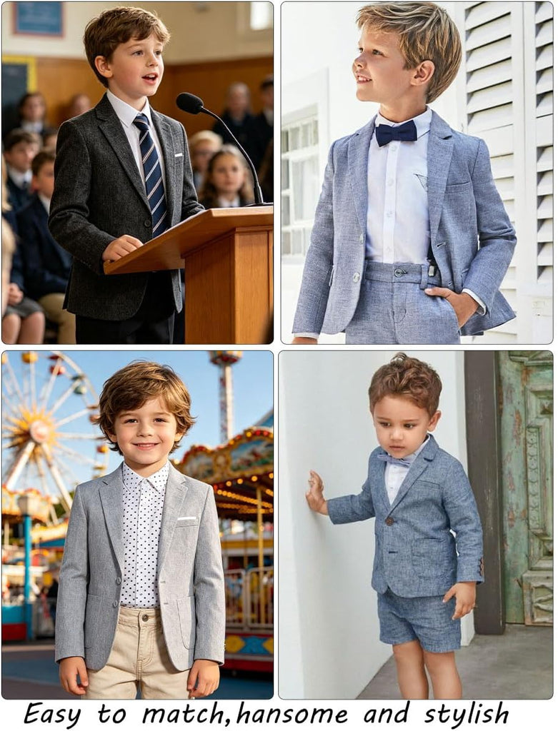 Blazer for Boys Lightweight Suits Jackets for Boys Suits Sport Coat Formal