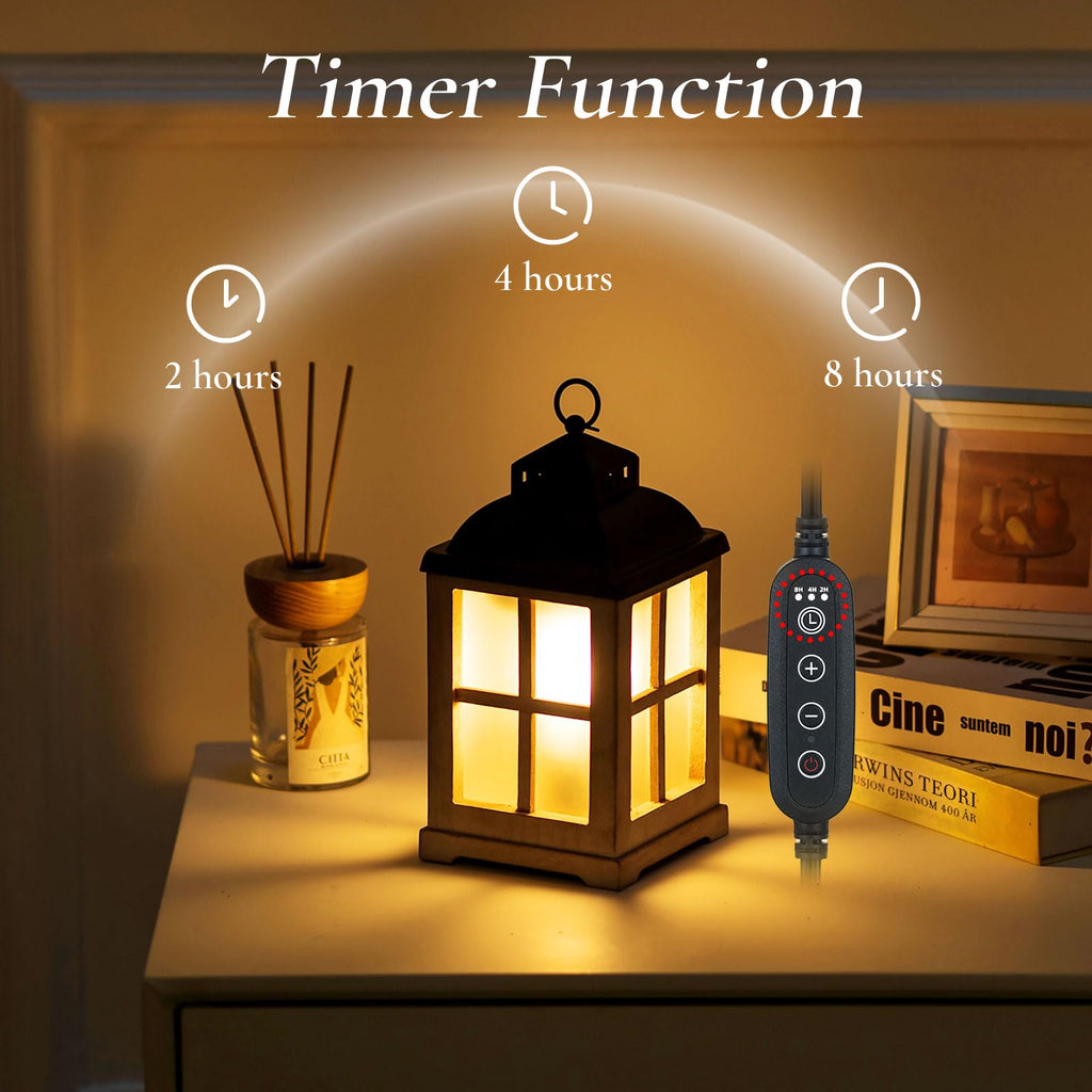 Wax Melt Warmer with Timer, Farmhouse Lantern Candle Warmer