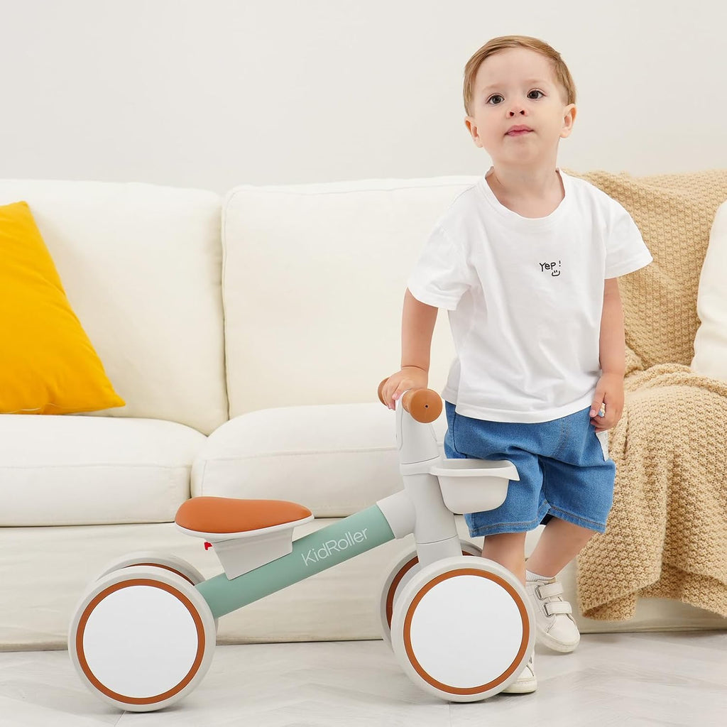 Kid's Balance Bikes for 1 Year Old Boys and Girls, 12-36 Months Toddler Ride-on with Adjustable Seat and a Front