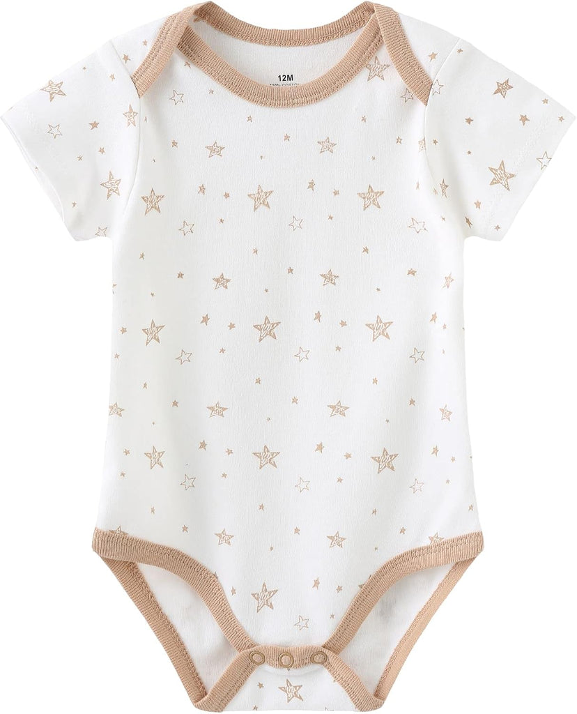 Baby Bodysuit Short Sleeve baby One-Piece Cotton Pack baby clothes