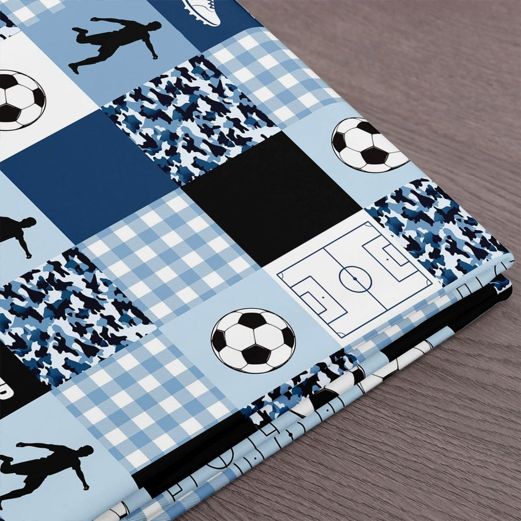 Football Camo Plaid Fabric by The Yard