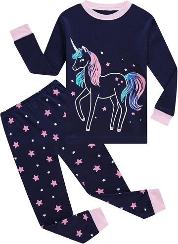Girls Pajamas Toddlers Cotton Longsleeve Sleepwear 18M