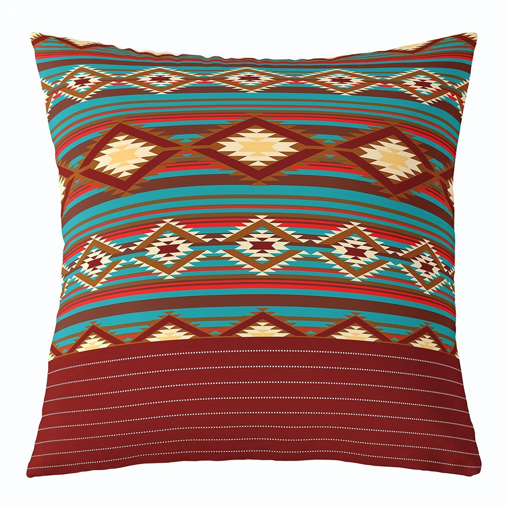 Southwestern Geometric Throw Pillow Covers Soft 18" x 18"