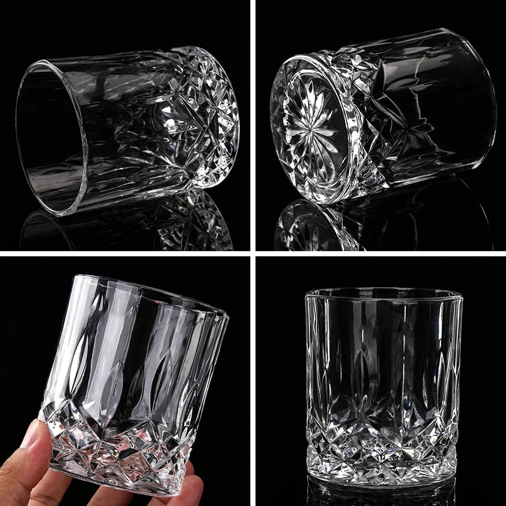 Whiskey Decanter Set for Men - Whiskey Decanter with 4 Whiskey Glasses in Gift Box, Non-Lead Glass for Bourbon - Set of 5