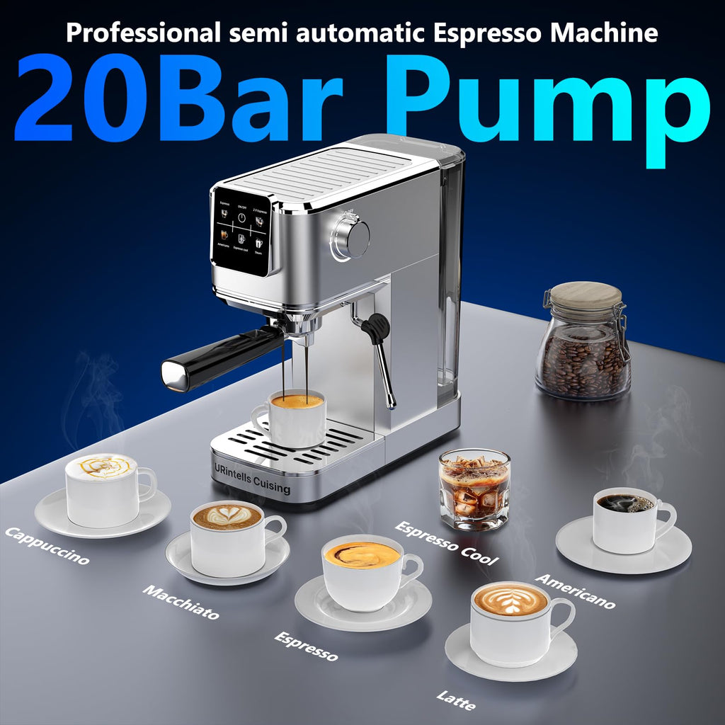Espresso Machine with Touchscreen And Cold Brew