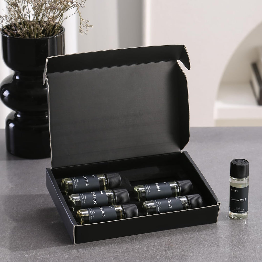 Fragrance Oil Set 20 mL / 0.68 fl oz - Luxury Aromatherapy Essential Oils for Diffuser & Home Scenting, Inspired by - Set of 6