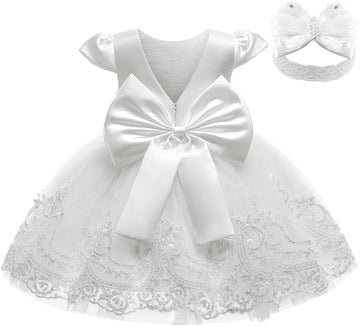 Baby Girls Baptism Wedding Flower Girls Dress Formal Gowns