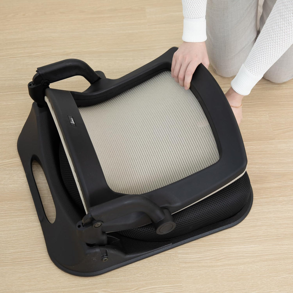 Patented Floor Chair with Back Support - Foldable Orthopedic Floor Chair for Adults/Children - Japanese Legless Seat