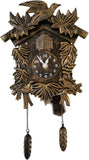 Cuckoo Clock Chiming Vintage Cuckoo Wall Clock Singing Bird Clock Home Decor Christmas Clock Gifts Resin Classic Brown