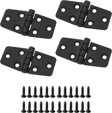 316 Stainless Steel Door Hinges,Matte Black Door Hinges,3 inch x 1.5 inches (76 x 38mm) Heavy Duty Hinges /Interior