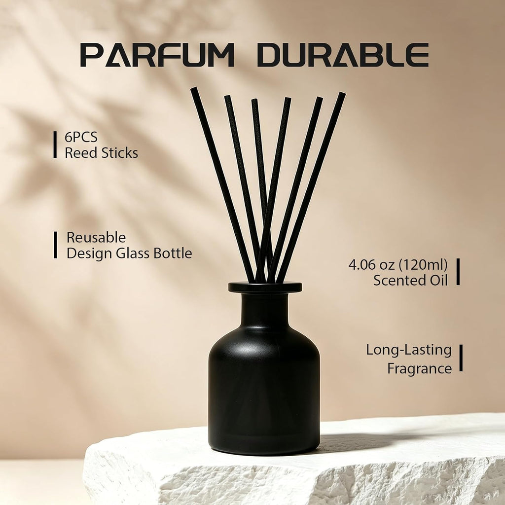 Reed Diffuser Set, Eucalyptus Scent, 4.06 fl oz Essential Oils - Set of 406