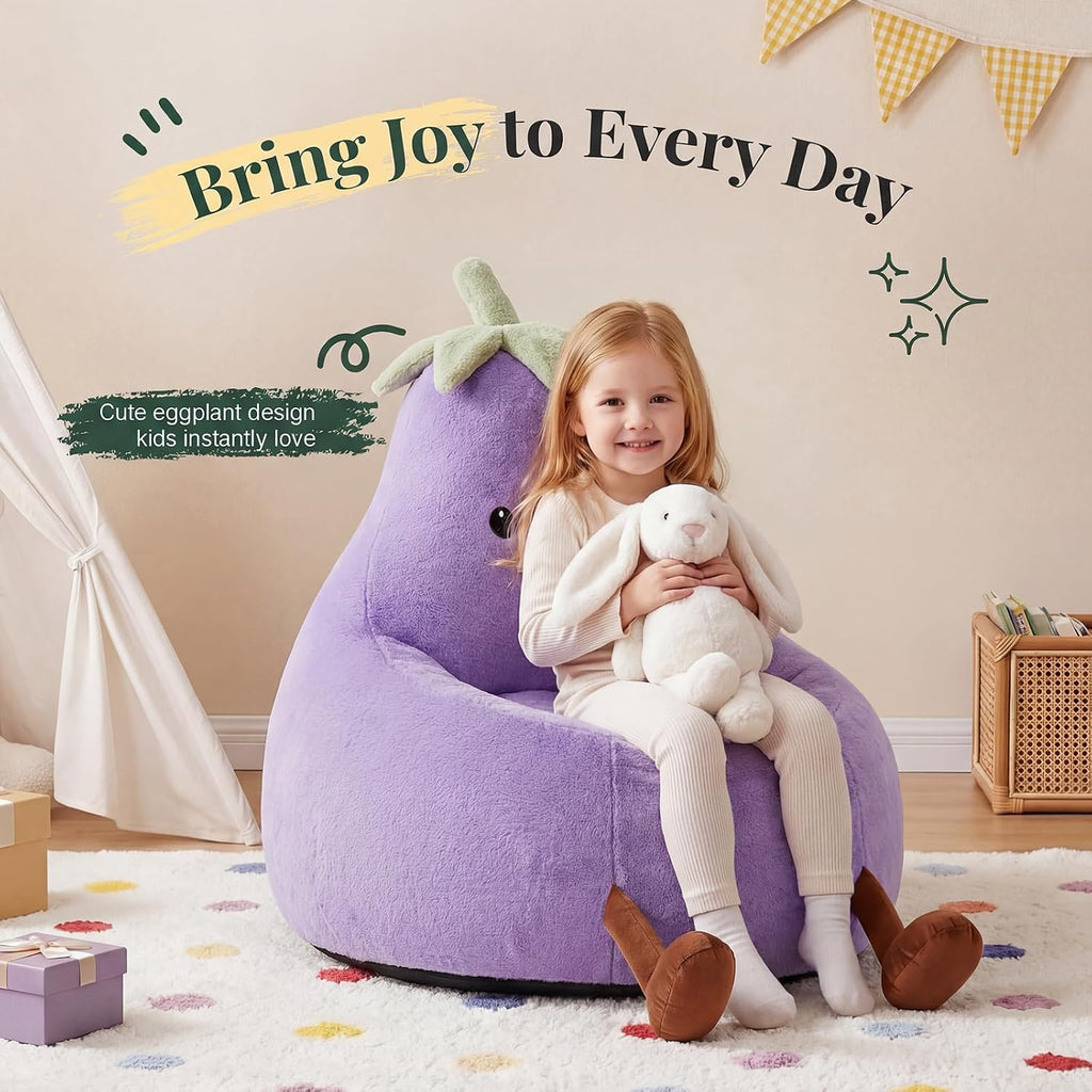31" Kids Bean Bag Chair for Reader, Living Room, Bedroom