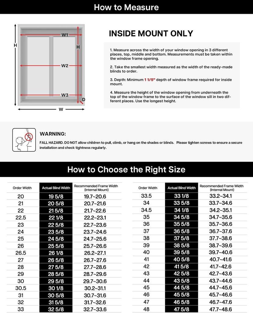 No Drill Blackout Cellular Shades, White | No Tools Cordless Honeycomb Blinds Thermal Insulated, Noise Reducing