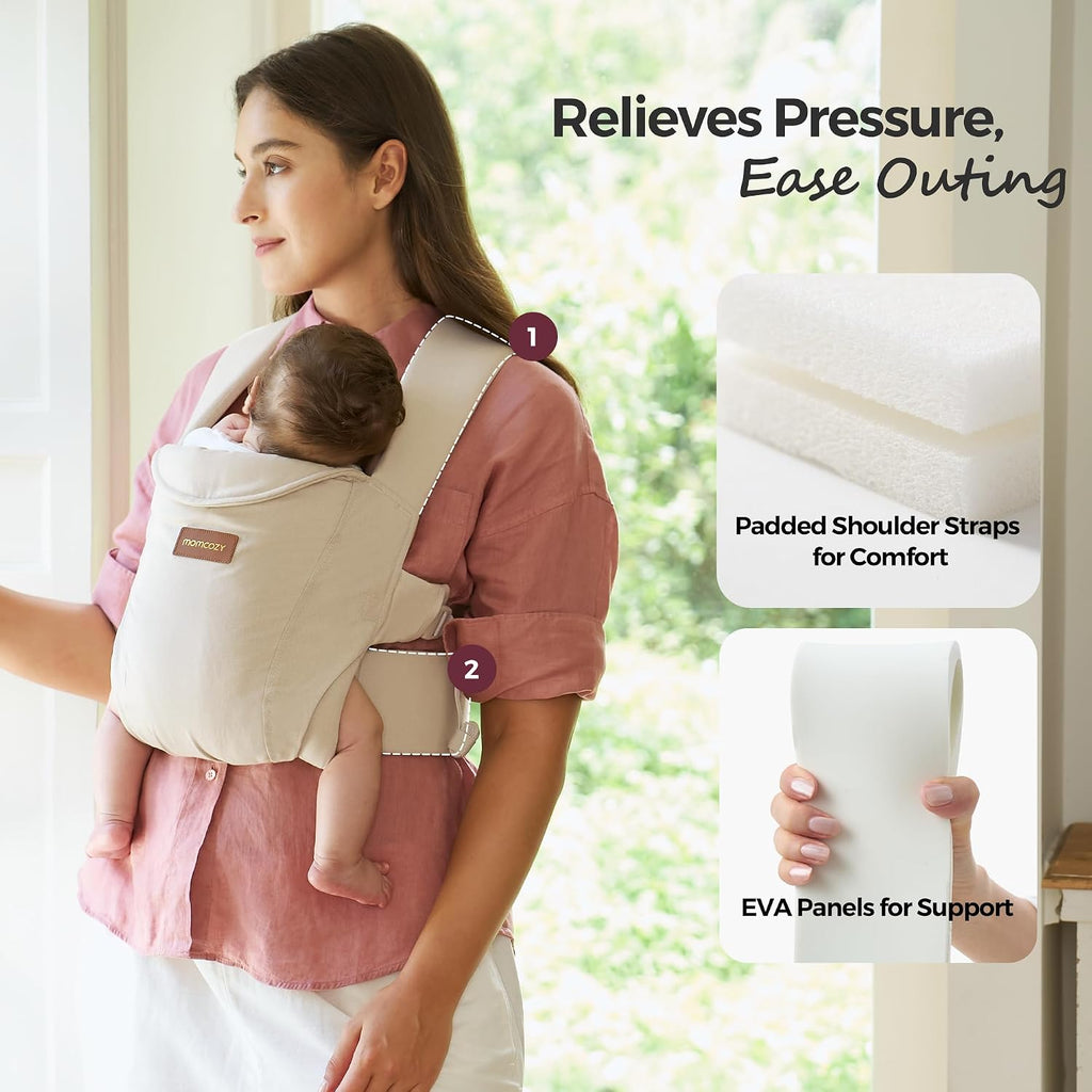 Newborn Carrier WeeSnug- Lightweight and Cozy Comfort for 7-25 lbs