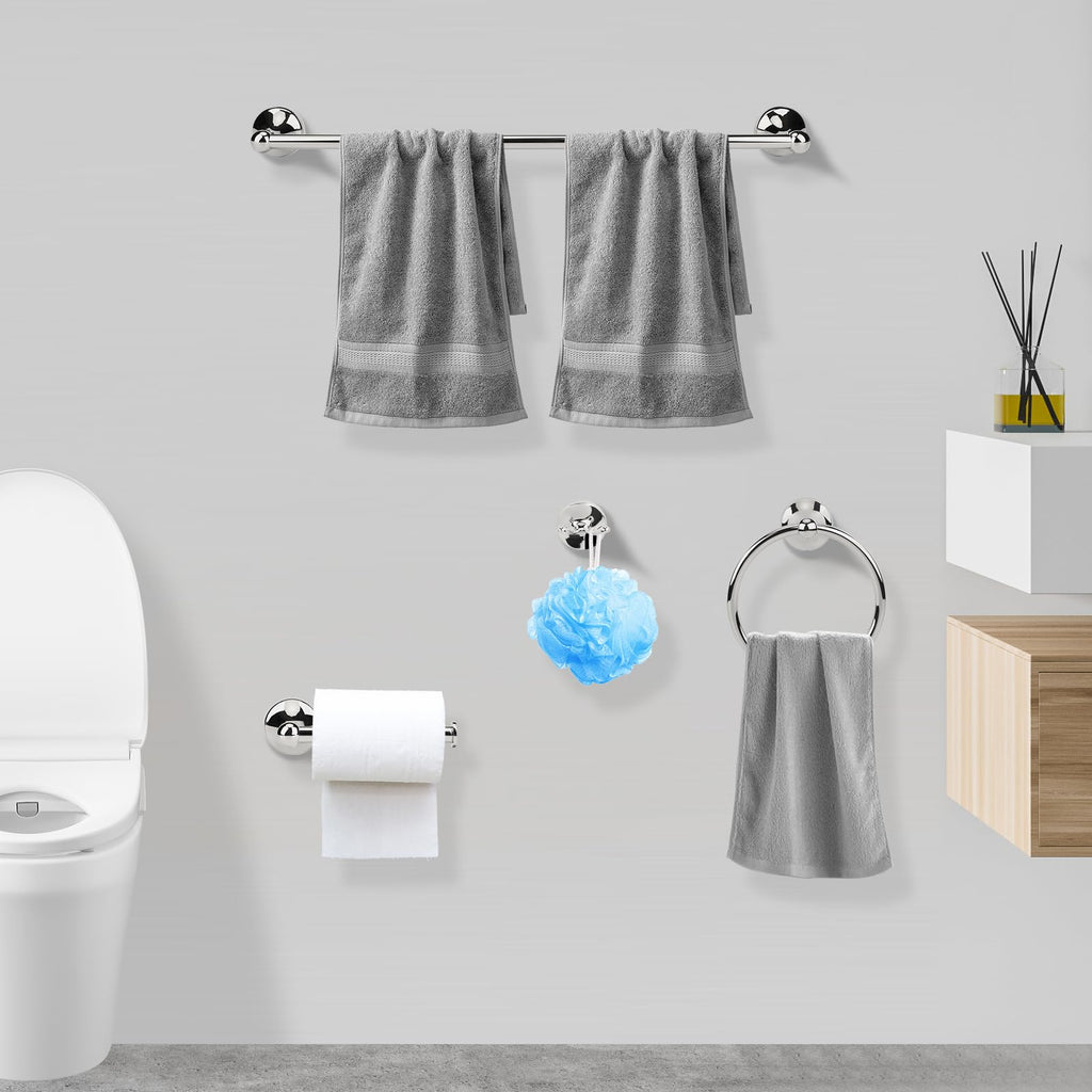 Classic 4 Pcs Chrome Bathroom Hardware Accessories Set