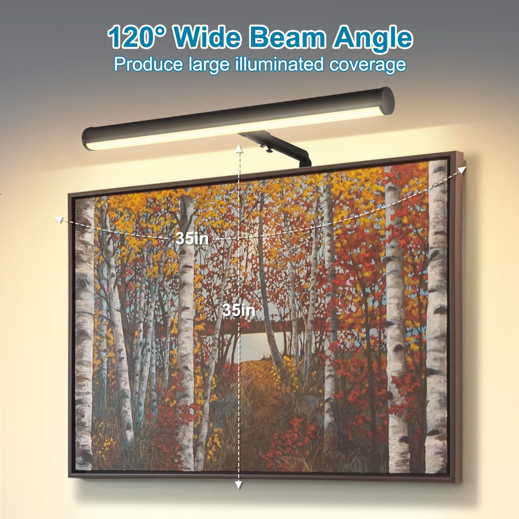 14" Plug in LED Picture Lights for Wall, Oil Rubbed Bronze