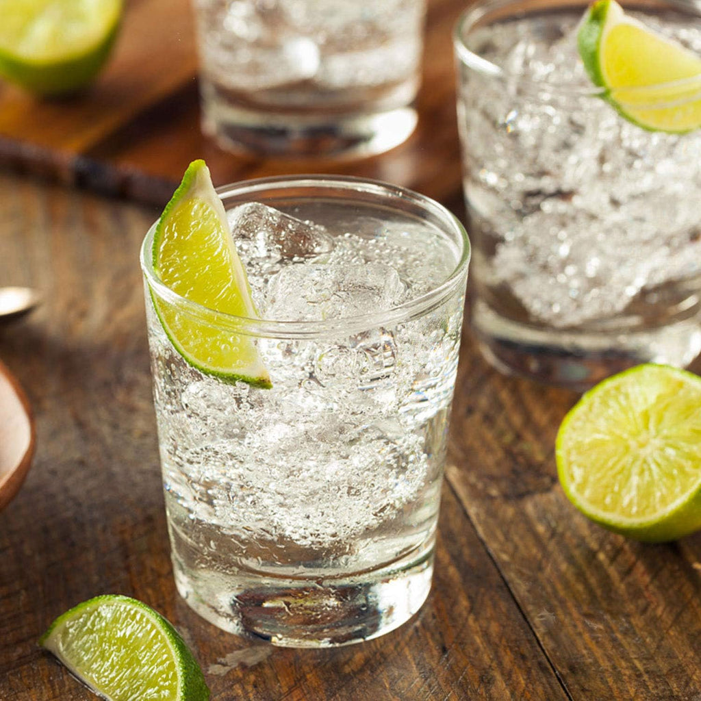 Clear Drinking Glasses - 7oz Old Fashioned Cocktail Glass, Heavy Base Rocks Glass for Bourbon, Juice, Beverages &