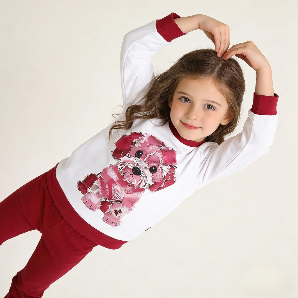Toddler Baby Girls Clothes Long-sleeve Tie Dye Hoodie Sweatshirt Pants Hooded Outfit Set