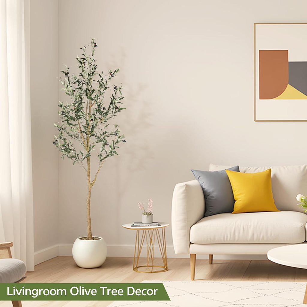 6ft Olive Trees Artificial Indoor with Realistic Appearance