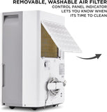 4,500 Sq. Ft Energy Star Dehumidifier With Pump, Large Capacity Compressor De