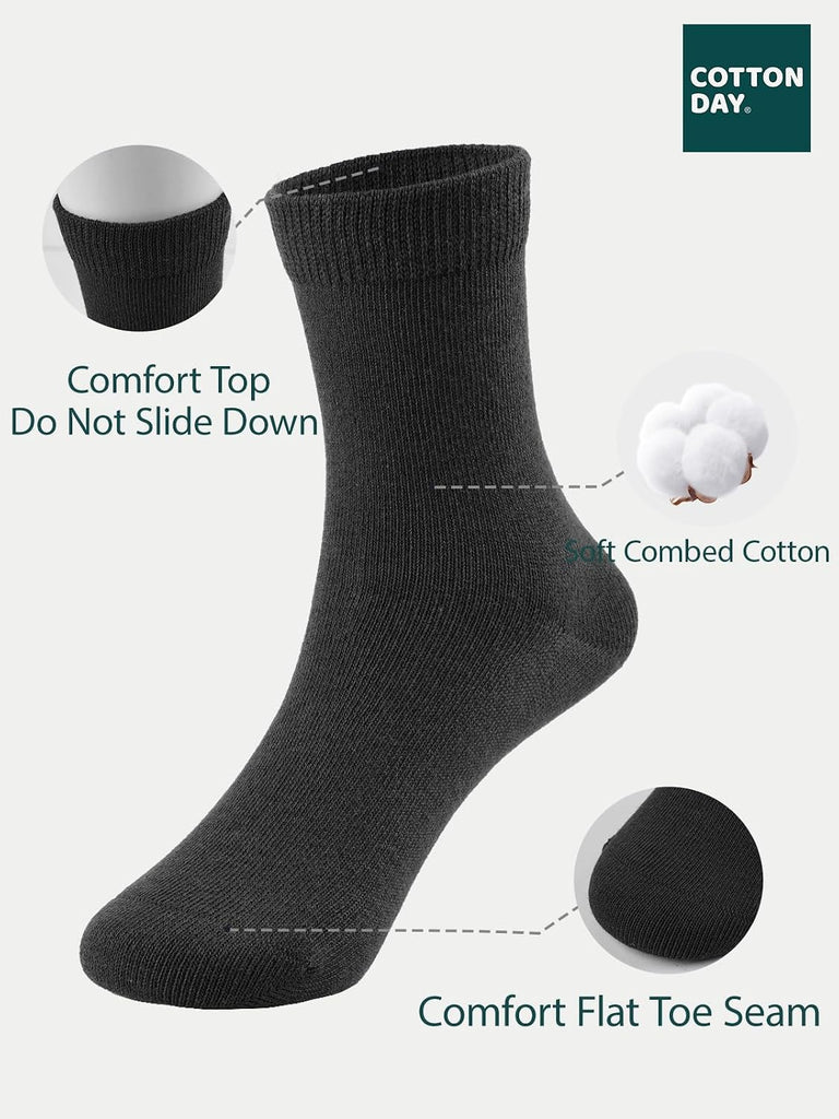 Unisex Kids Boys Girls Soft Cotton School Socks Black White Navy
