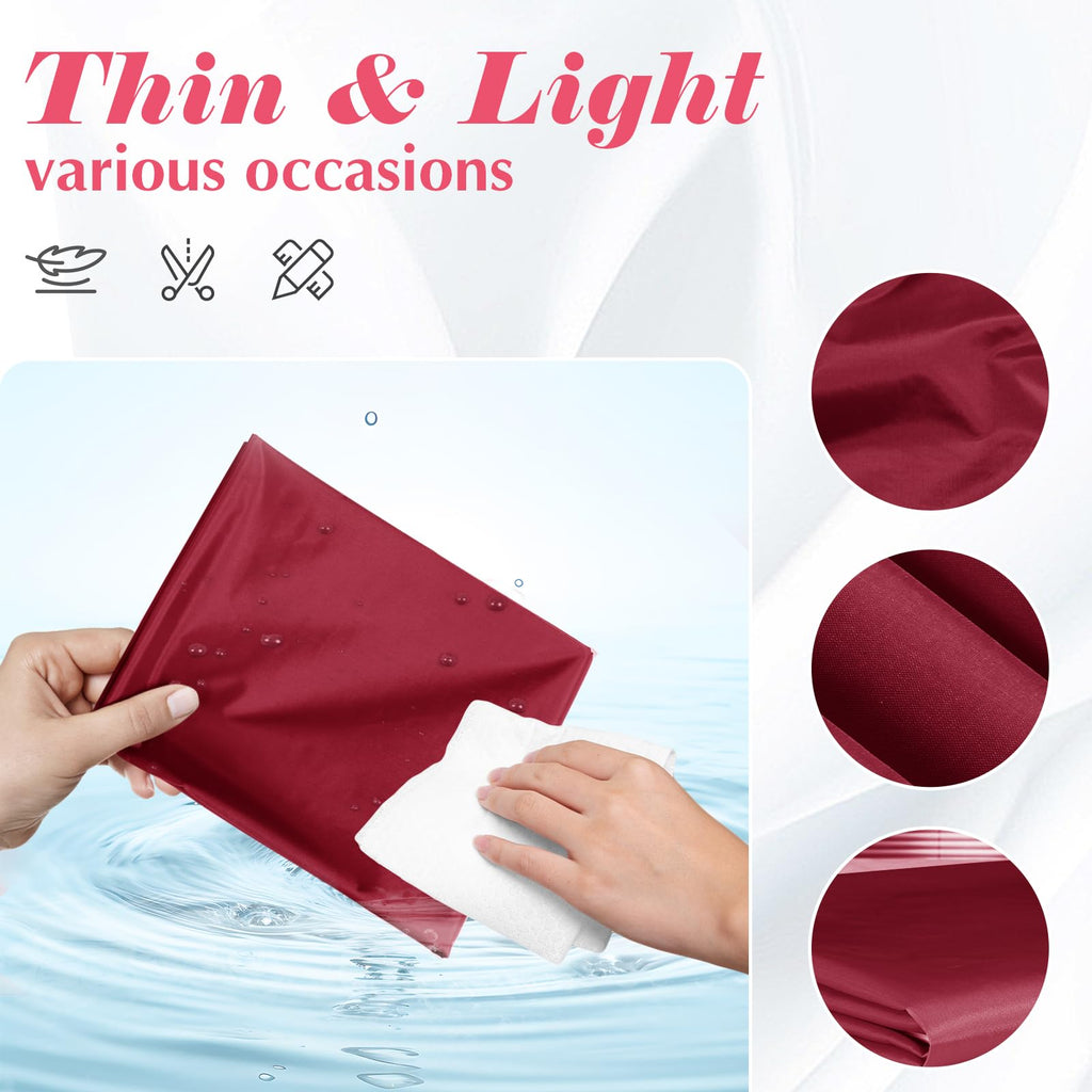Ripstop Nylon Fabric, 3 Yard x 58 Inch, Burgundy