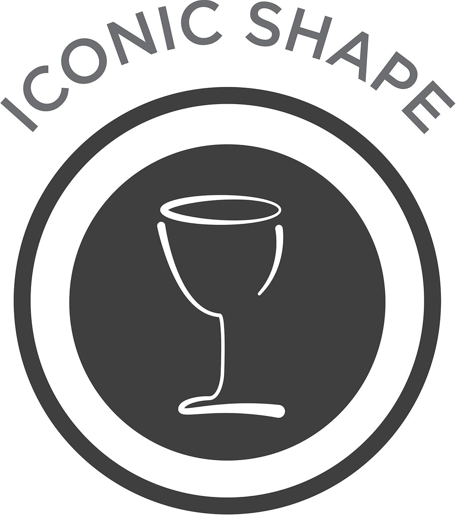 Classic Goblet Beverage Glasses, Set of 4