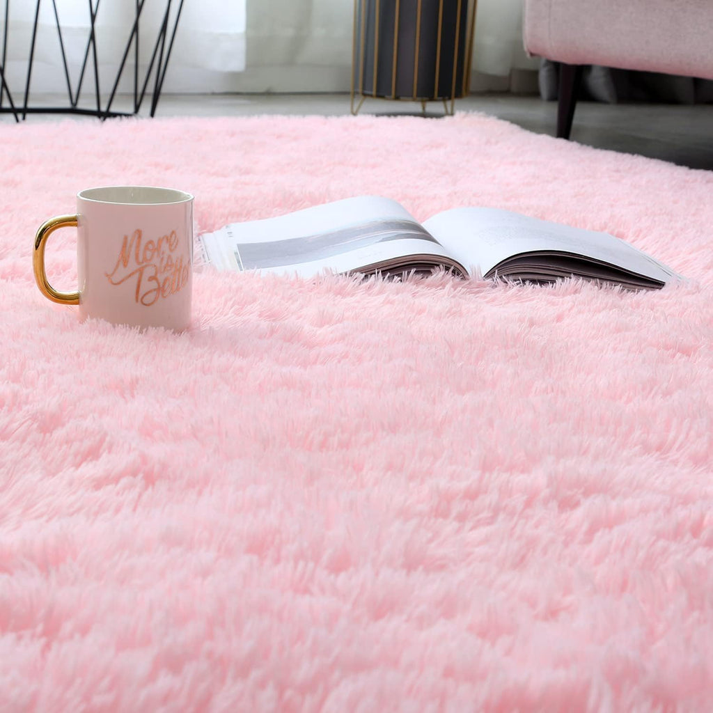 Shag Area Rugs for Bedroom Living Room,4X6 Ultra Soft Fluffy Area Rugs for Dorm, Indoor Carpet Nursery Rugs