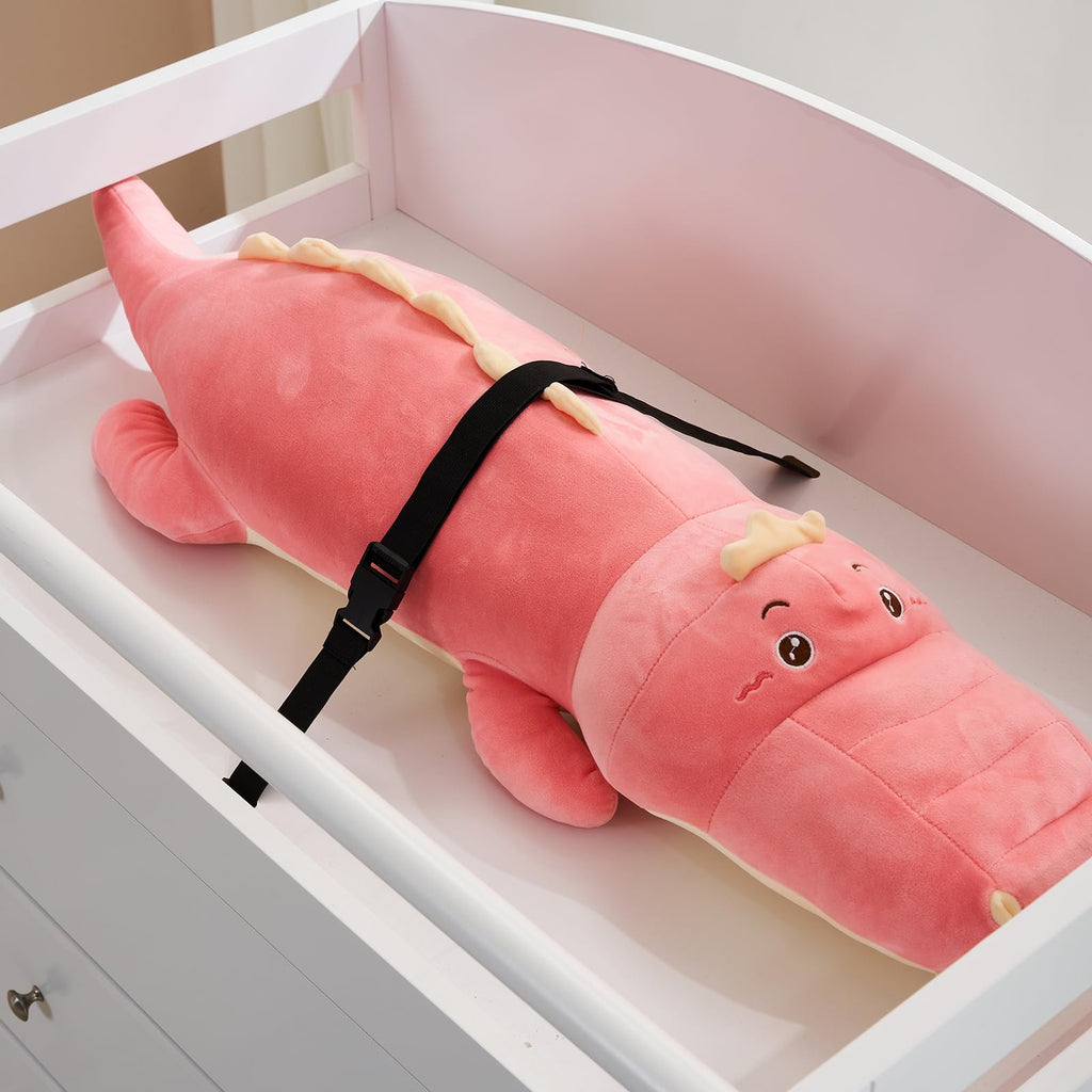 3-Drawer Changing Table, Safety Rails & Strap, Infant Diaper Changing Station with Drawers, Baby Diaper Changing