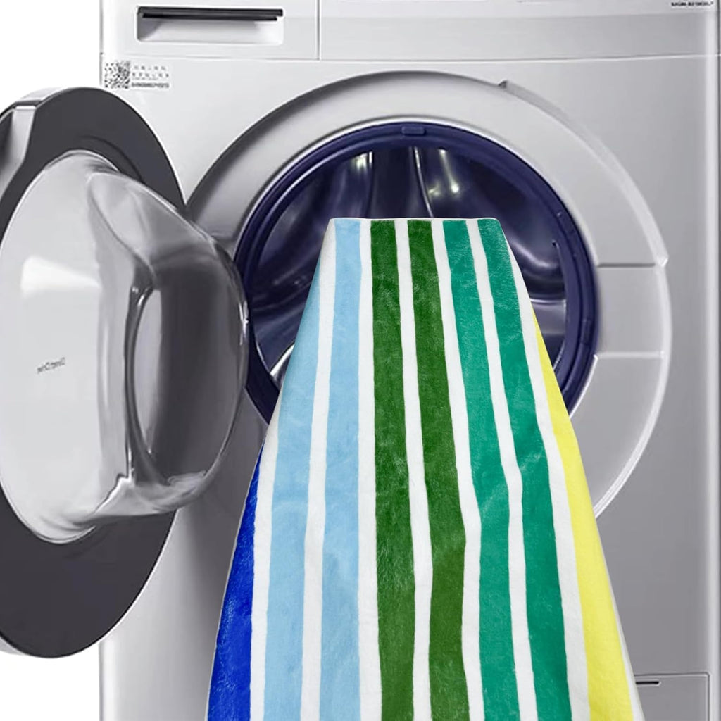 Rainbow Area Rugs Little Striped Rainbow Rug Soft Non-Slip Machine Washable Carpets Bedroom Classroom Dining