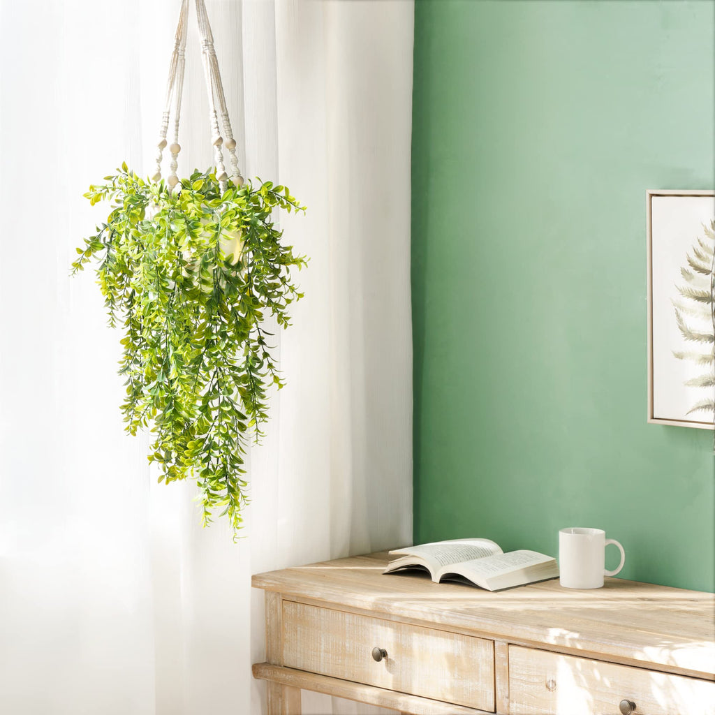 Fake Hanging Plant, Artificial Hanging Plants Decor Indoor