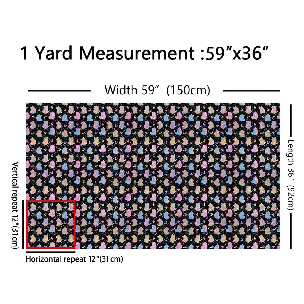 Cats Fabric by The Yard Soft 10 Yards