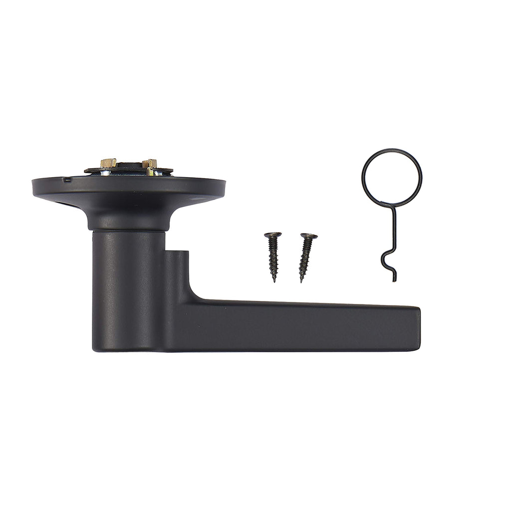 Manchester Dummy Door Lever, 65mm Dia x 104mm L, Matte Black
