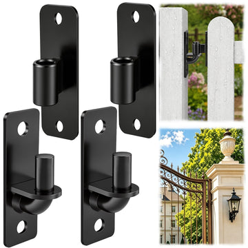 Heavy Duty Gate Hinges 3.94" Wall Mount Hinges 600 lbs 2 Sets