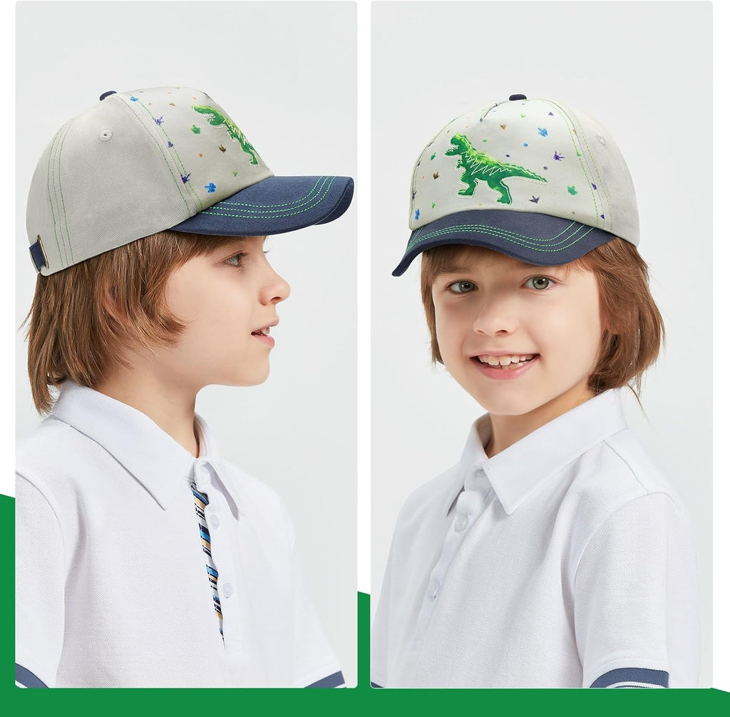 Kids Baseball Cap for Boys, Adjustable Toddler Truck Hat