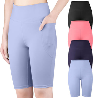 Pack Girls Bike Shorts, High Waisted Athletic Shorts
