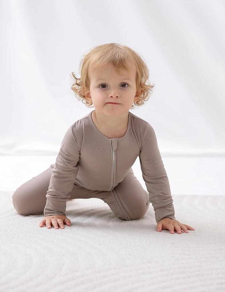 Viscose from Bamboo Baby Boy Sleeper Pajamas with Mitts