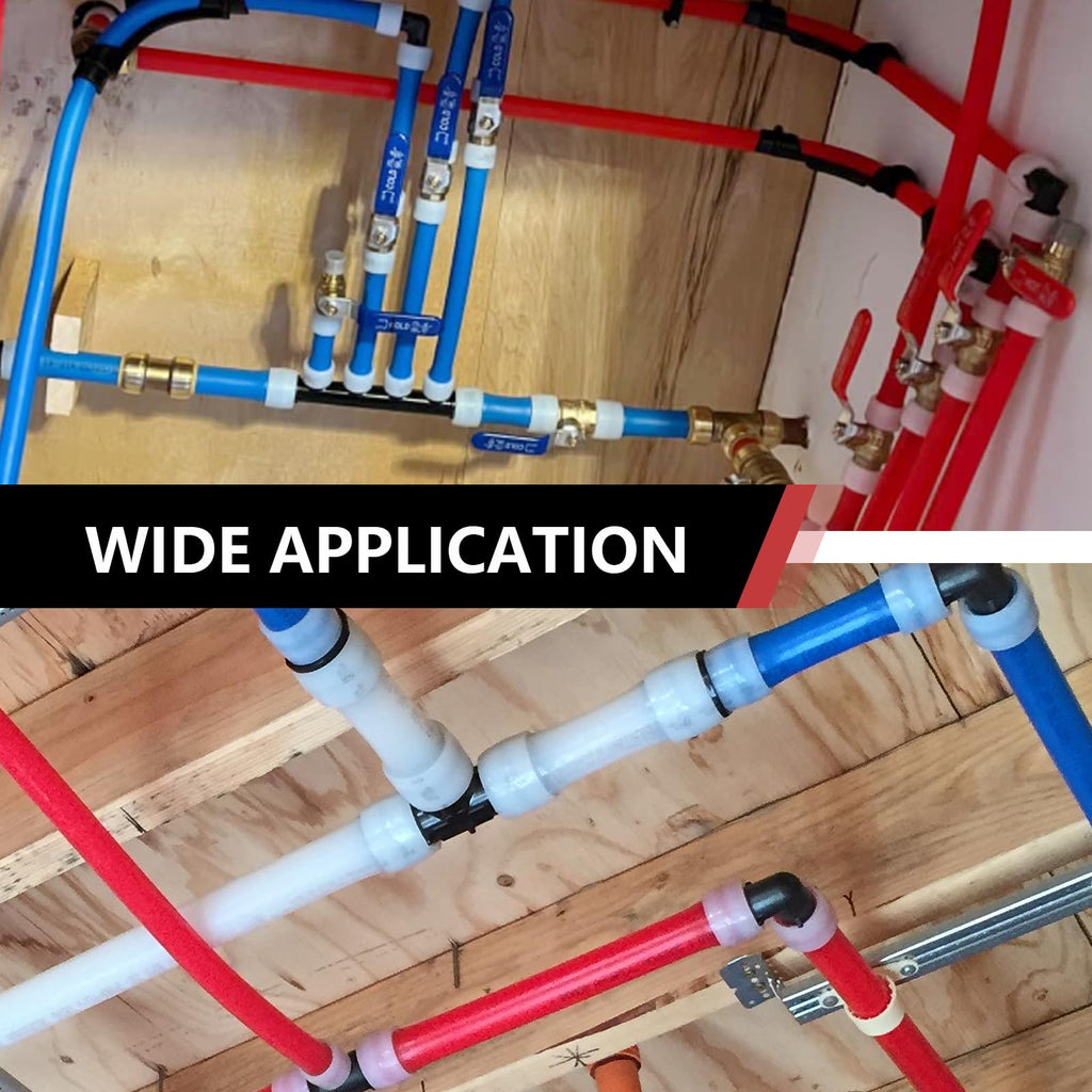 200Pcs 1/2"PEX-A Expansion FItting PEX Rings/Sleeve