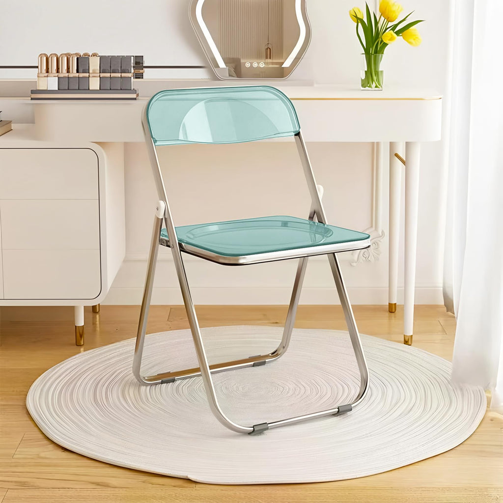 10 Pack Acrylic Folding Chair, Green