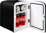Zero Mini Fridge - Refrigerator for Bedroom Office, Portable Table Top Beverage Cooler, 12V 110V Refrigerador For