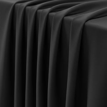 Nylon Spandex Fabric by The Yard, 59 Inch Wide (Black, 10 Yard)